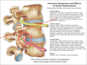 Chiropractic Charts and Posters